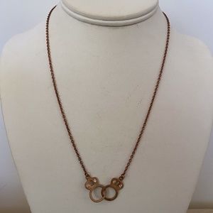 Rose Vermeil Handcuff Adjustable Necklace